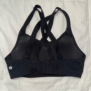 lululemon athletica Cross-Back Black Sports Bra